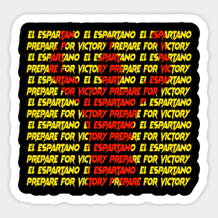 El Espartano (Prepare for Victory Pose) Sticker